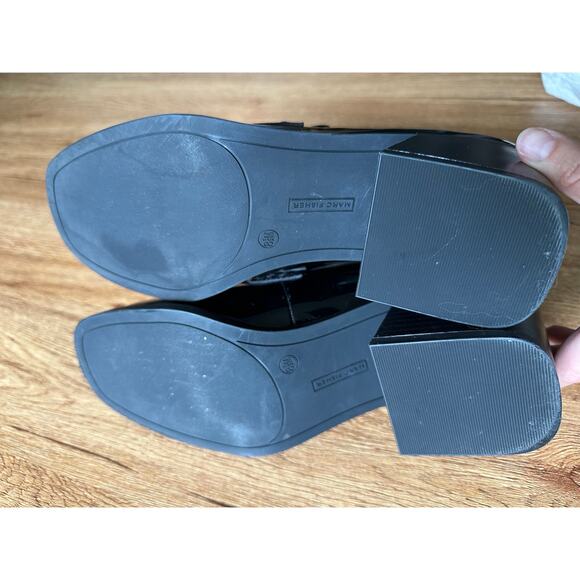 Marc Fisher Women's Black Block Heel Loafers Size 8.5 - Picture 9 of 9